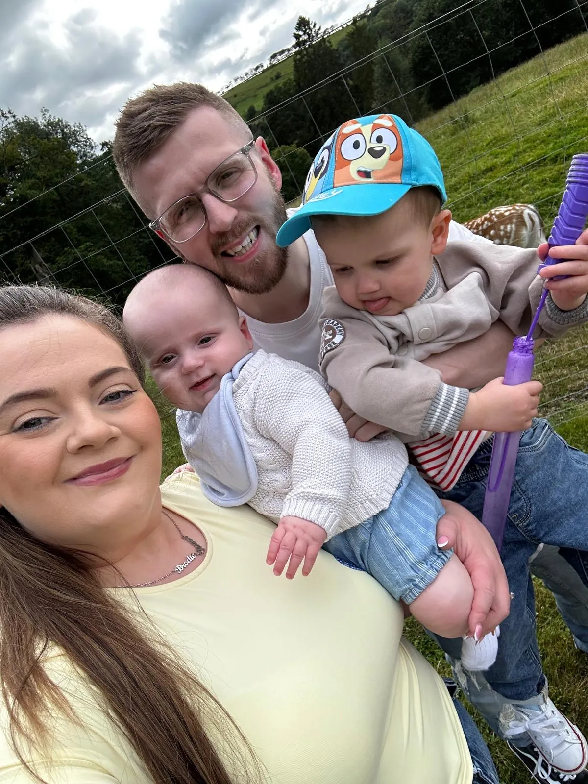 LINE23 founder Rhys enjoying time with family